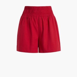 Red cotton Hill House shorts